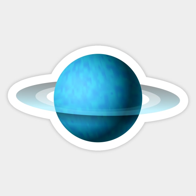 Uranus Sticker by dcohea